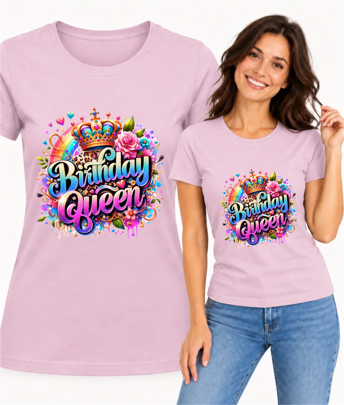 Koszulka damska urodzinowa Birthday Queen U32