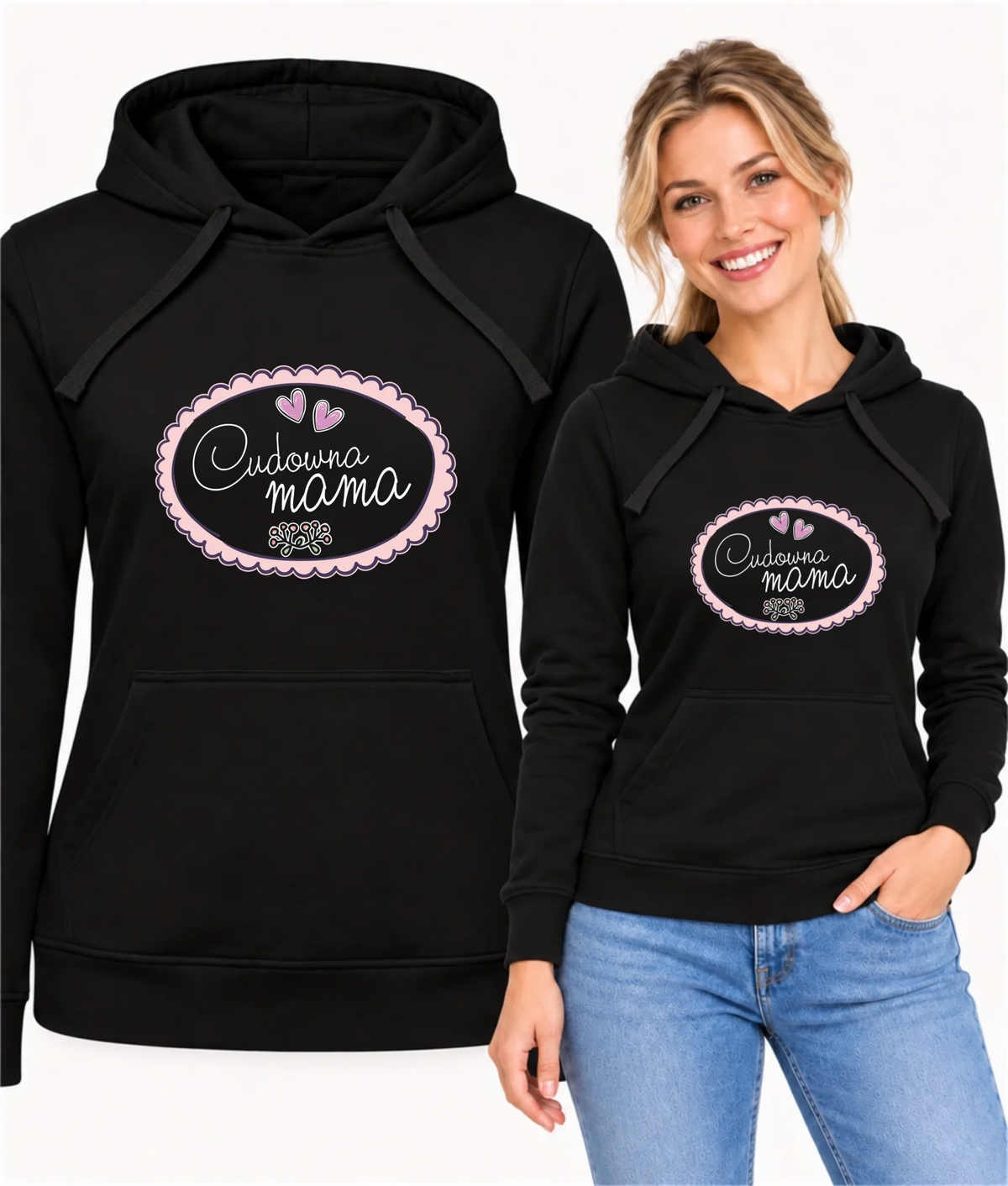 Bluza z kapturem dla mamy - Cudowna mama DM52