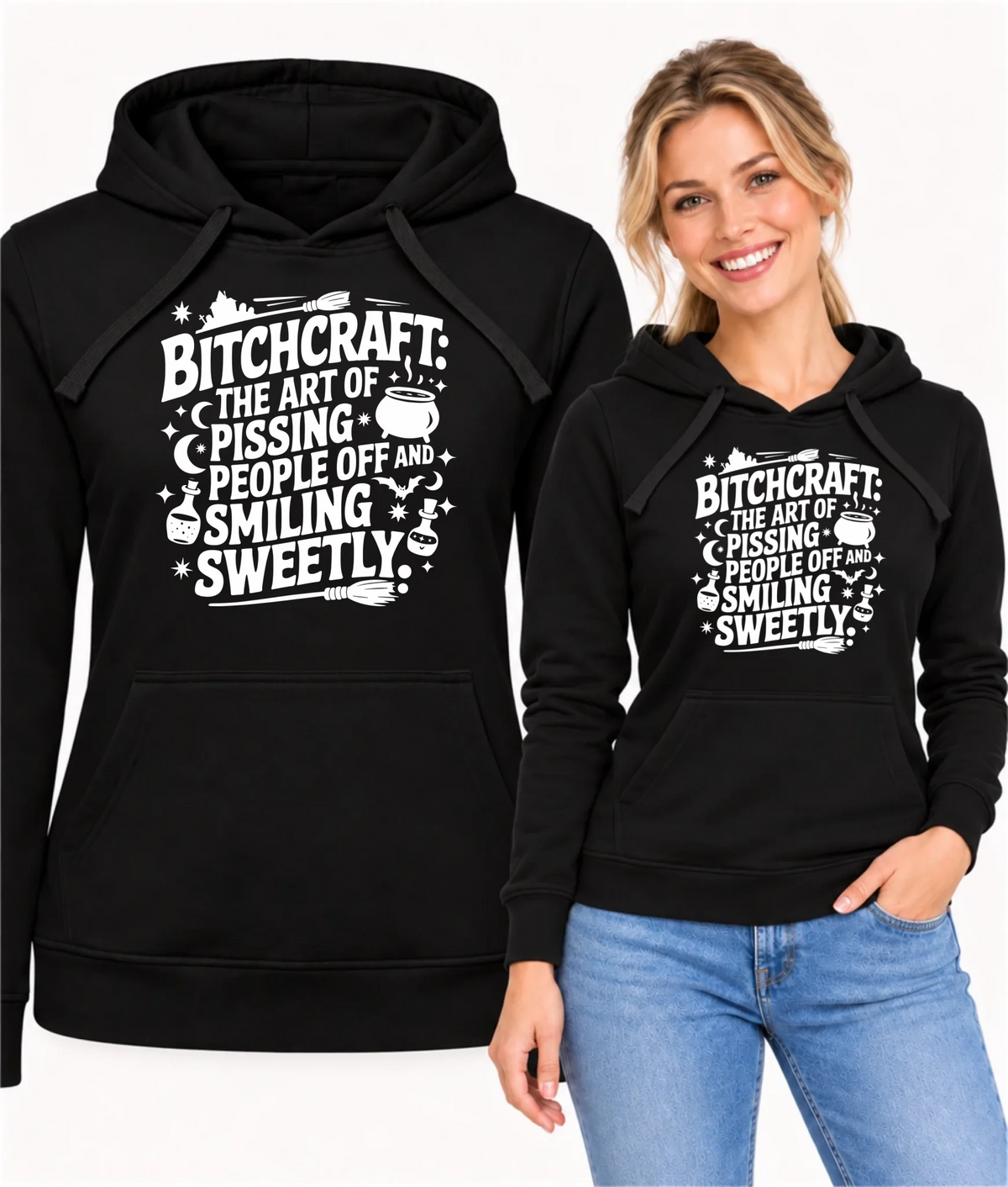 Bluza damska na Halloween - Bitchcraft HL25