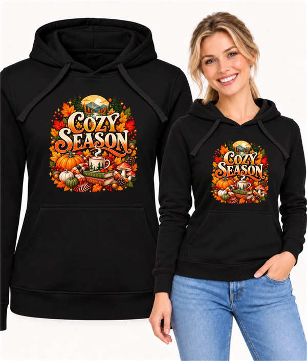 Bluza damska z kapturem jesienna - Cozy Season