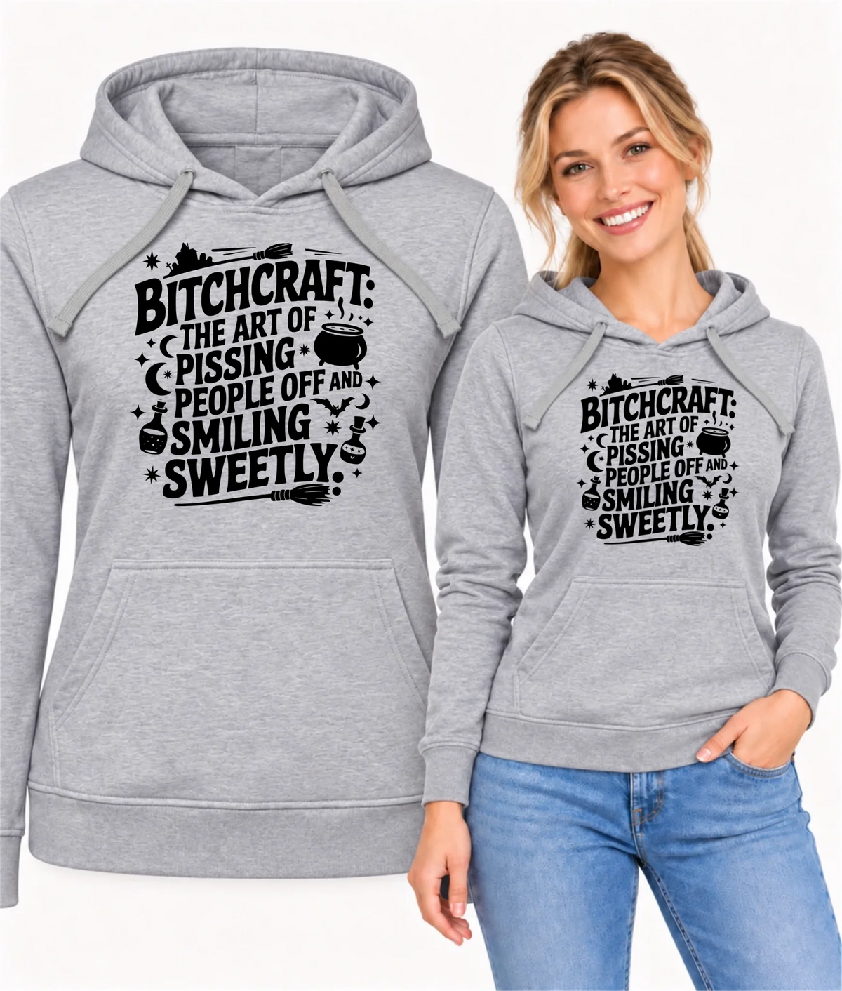 Bluza damska na Halloween - Bitchcraft HL25