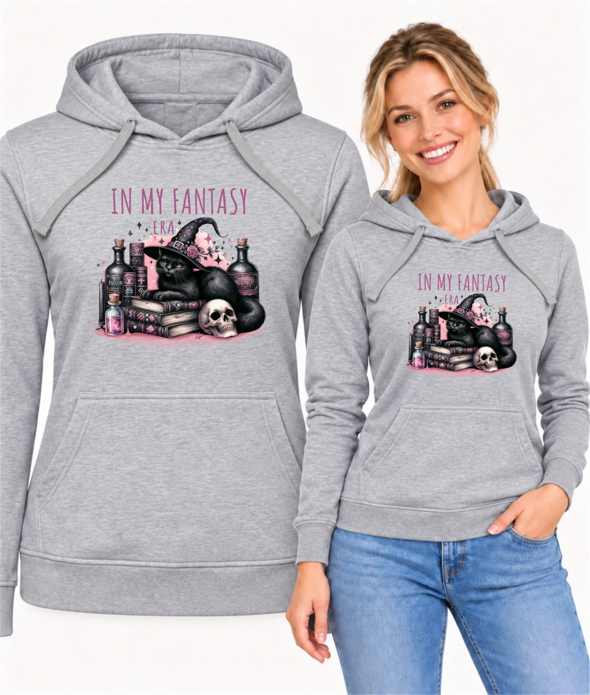 Bluza damska z kapturem na Halloween - In my fantasy era HL04