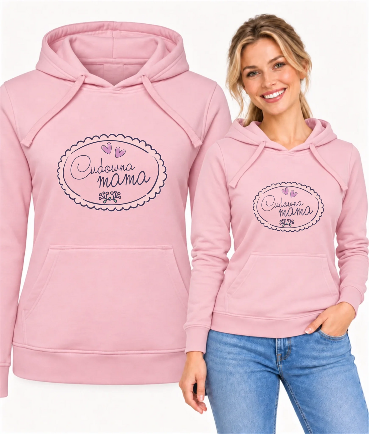Bluza z kapturem dla mamy - Cudowna mama DM52