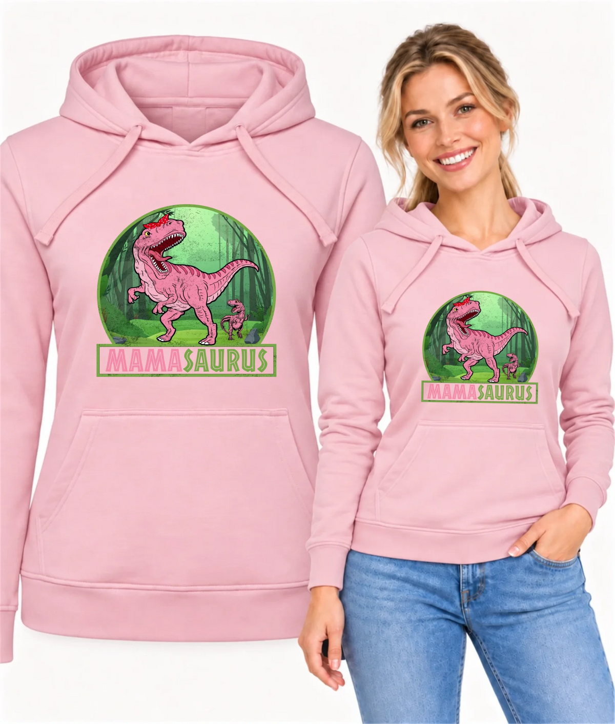 Bluza z kapturem dla mamy - Mamasaurus DM45