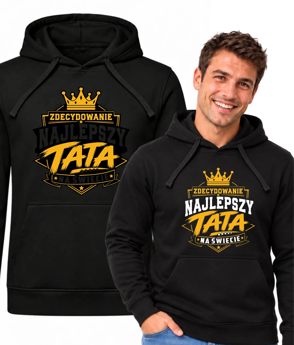 Bluza z kapturem dla taty - Zdecydowanie najlepszy tata na Świecie DT25