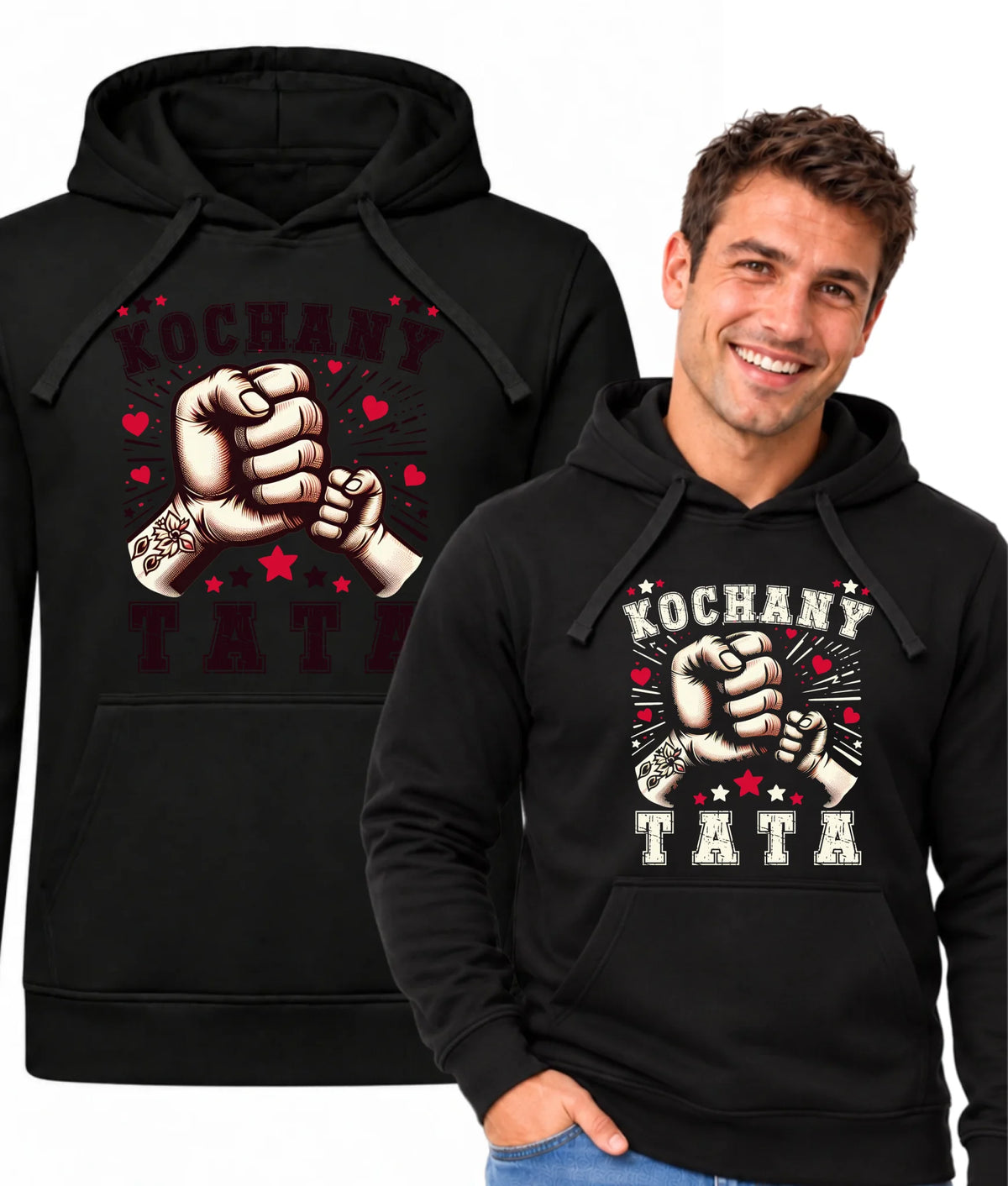 Bluza z kapturem dla taty - Kochany Tata DT18