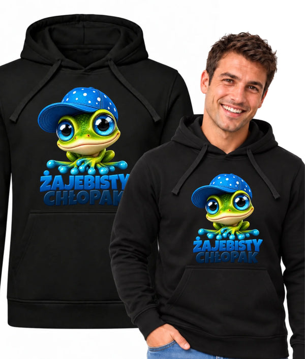 Bluza męska z kapturem - Żajebisty Chłopak - personalizowana DCH01