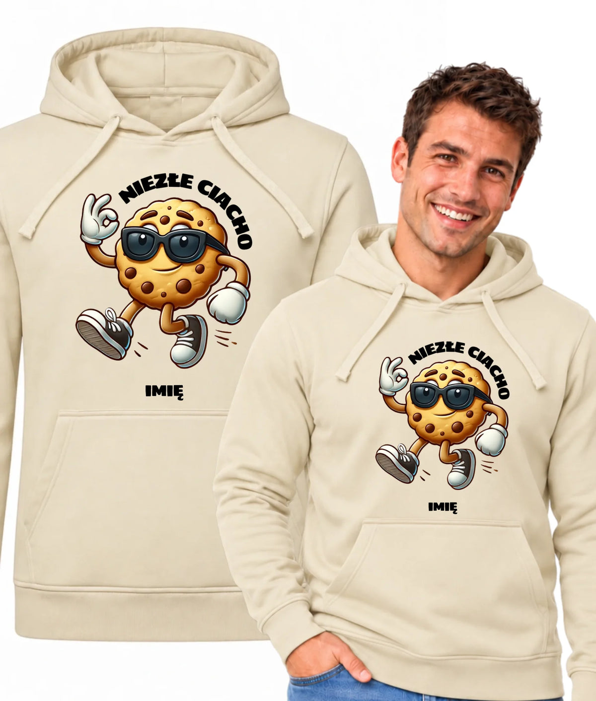 Bluza męska z kapturem - Niezłe ciacho - personalizowana DCH31