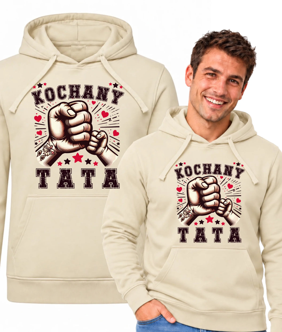 Bluza z kapturem dla taty - Kochany Tata DT18