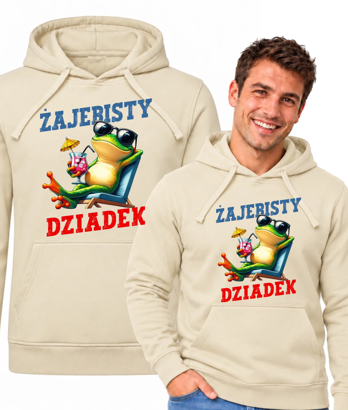 Bluza z kapturem dla dziadka - Żajebisty dziadek D27